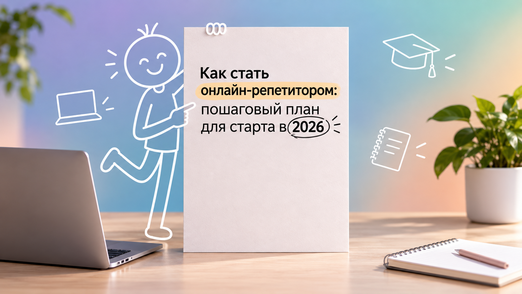 Как стать онлайн-репетитором: пошаговый план для старта в 2026